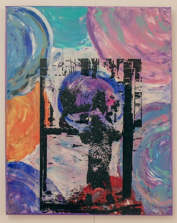 Polar Play - Mixed Media Image Transfer