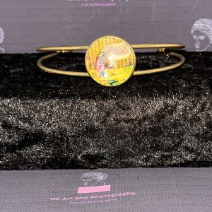 Bangle - Grazing Zebra