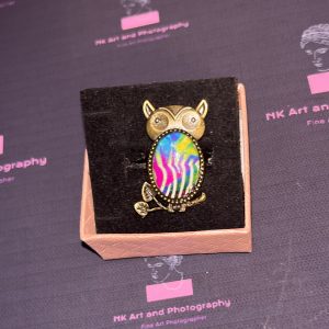 Ring - Owl - Zebra Blossom